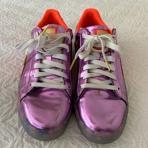 Puma Basket Candy Princess Metallic 8.5